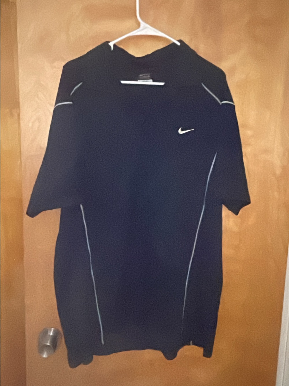 Nike Short-Sleeve Performance Top with White Swoosh